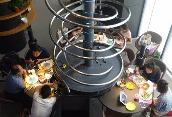 北京失重餐廳天天爆滿，但除了傳菜帶別無亮點|餐飲界