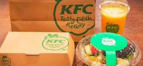 KFC都脫紅入綠了，輕食成了外賣老板們的又一片藍海？