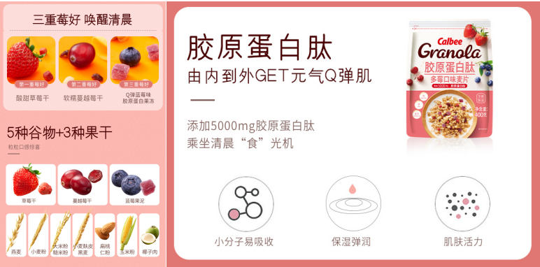 開啟麥片新時(shí)代，卡樂比麥片新品添加膠原蛋白肽